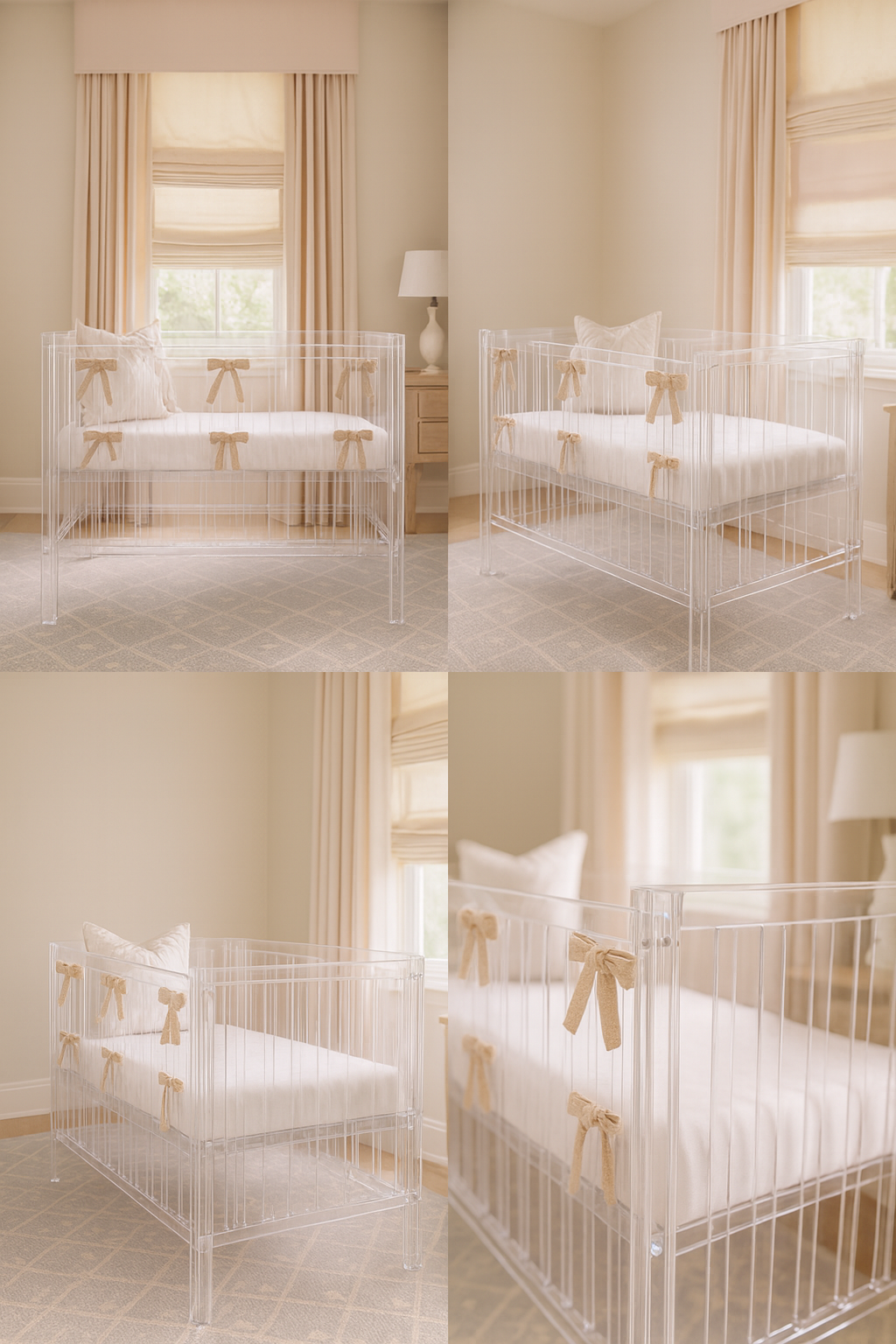 Luna Acrylic Crib