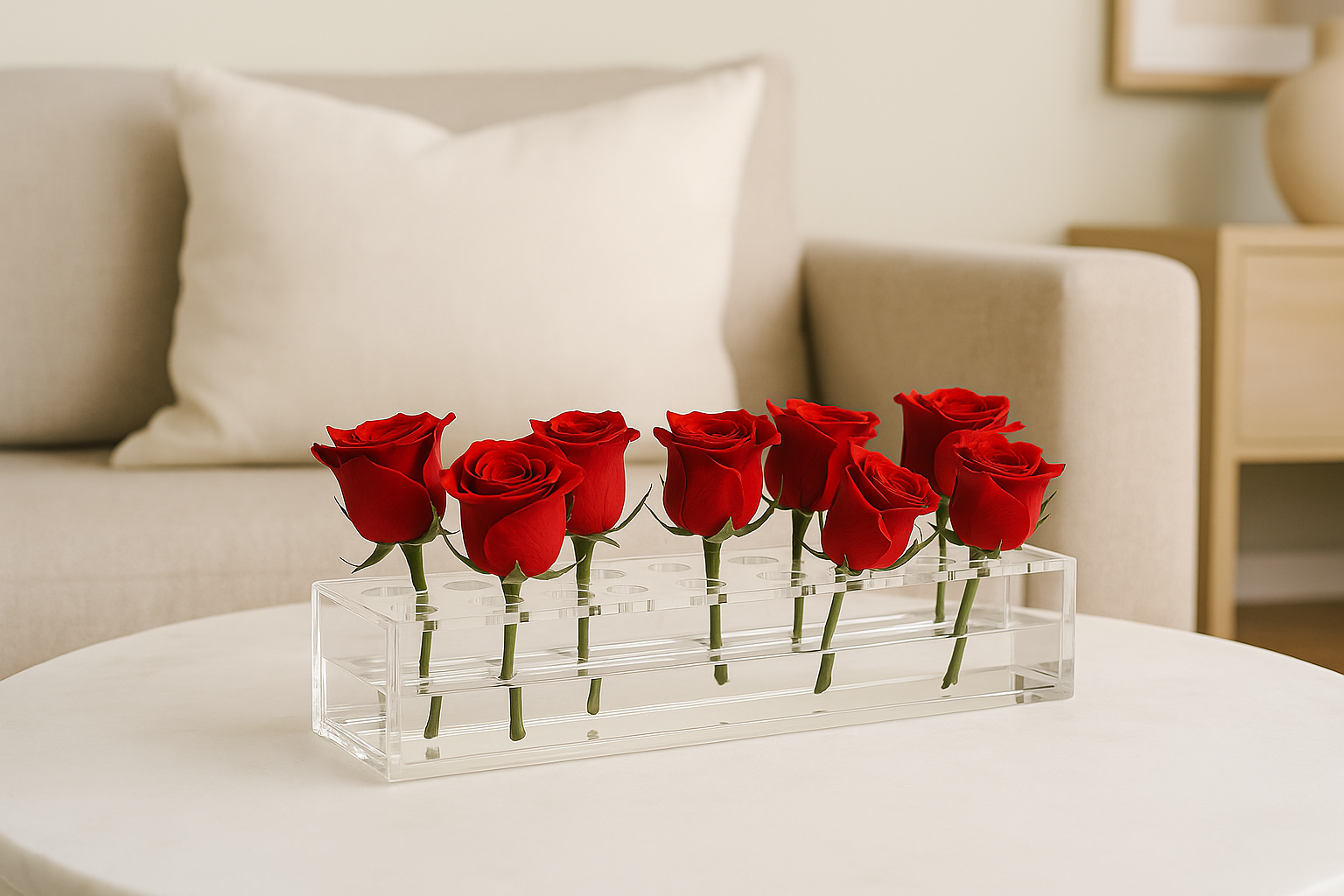 Lume Acrylic Flower Display