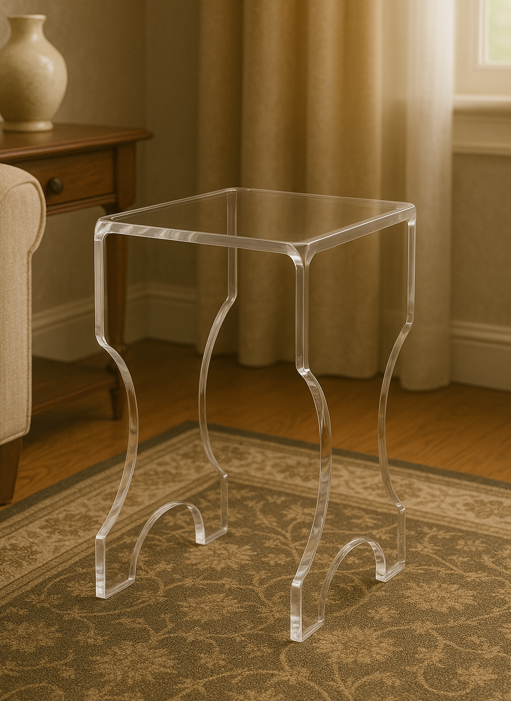 Elara Curved Acrylic Tables