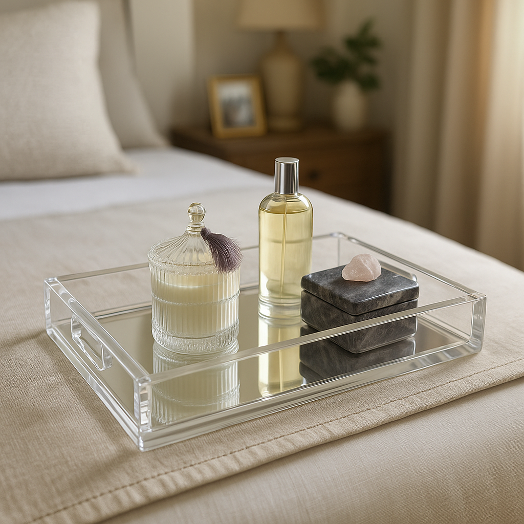 Aeris Mirrored Acrylic Tray
