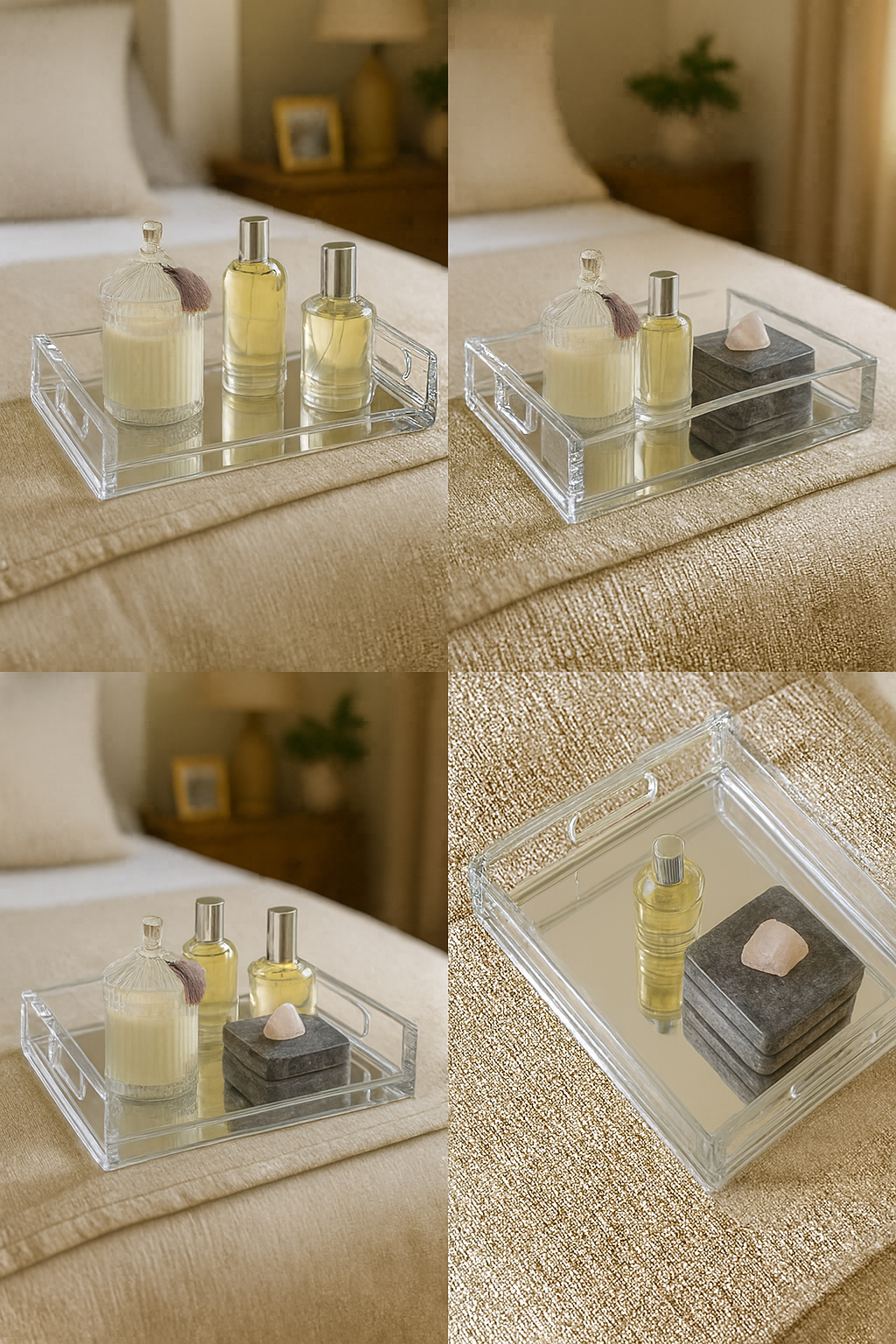 Aeris Mirrored Acrylic Tray