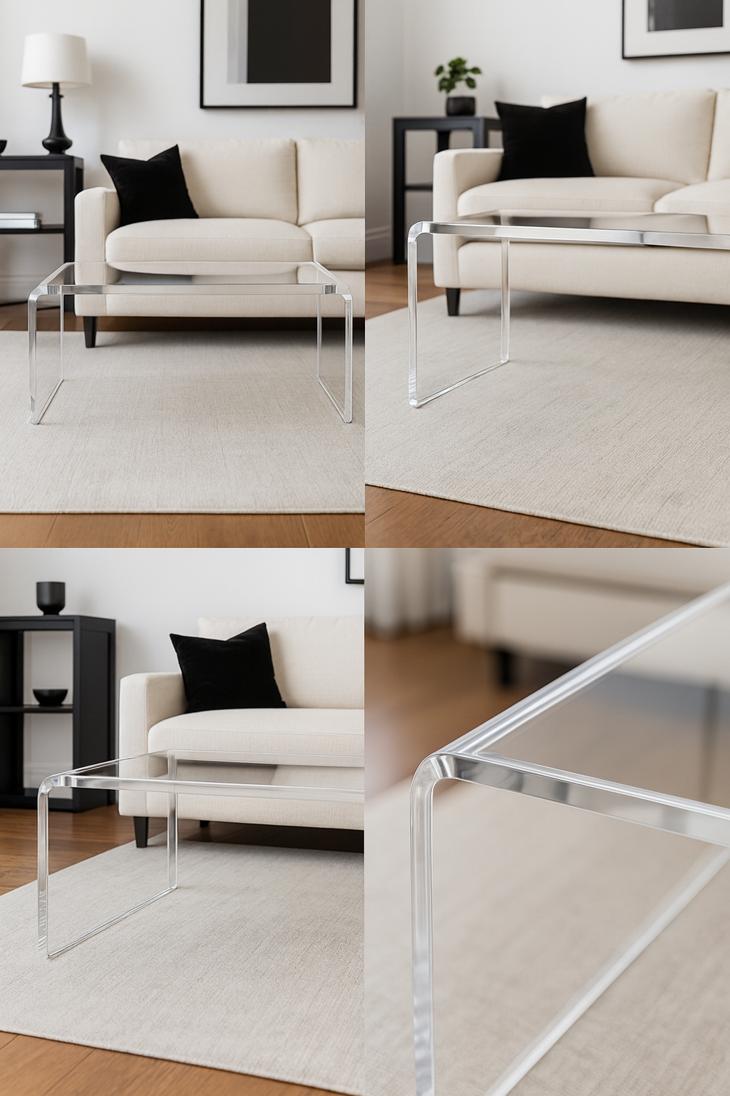 Cleo Acrylic Coffee Table