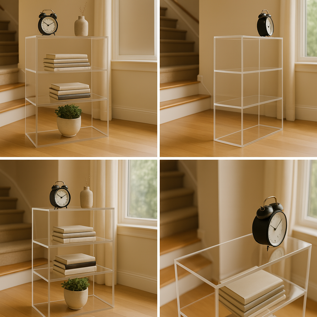 Nara Acrylic Bookshelf