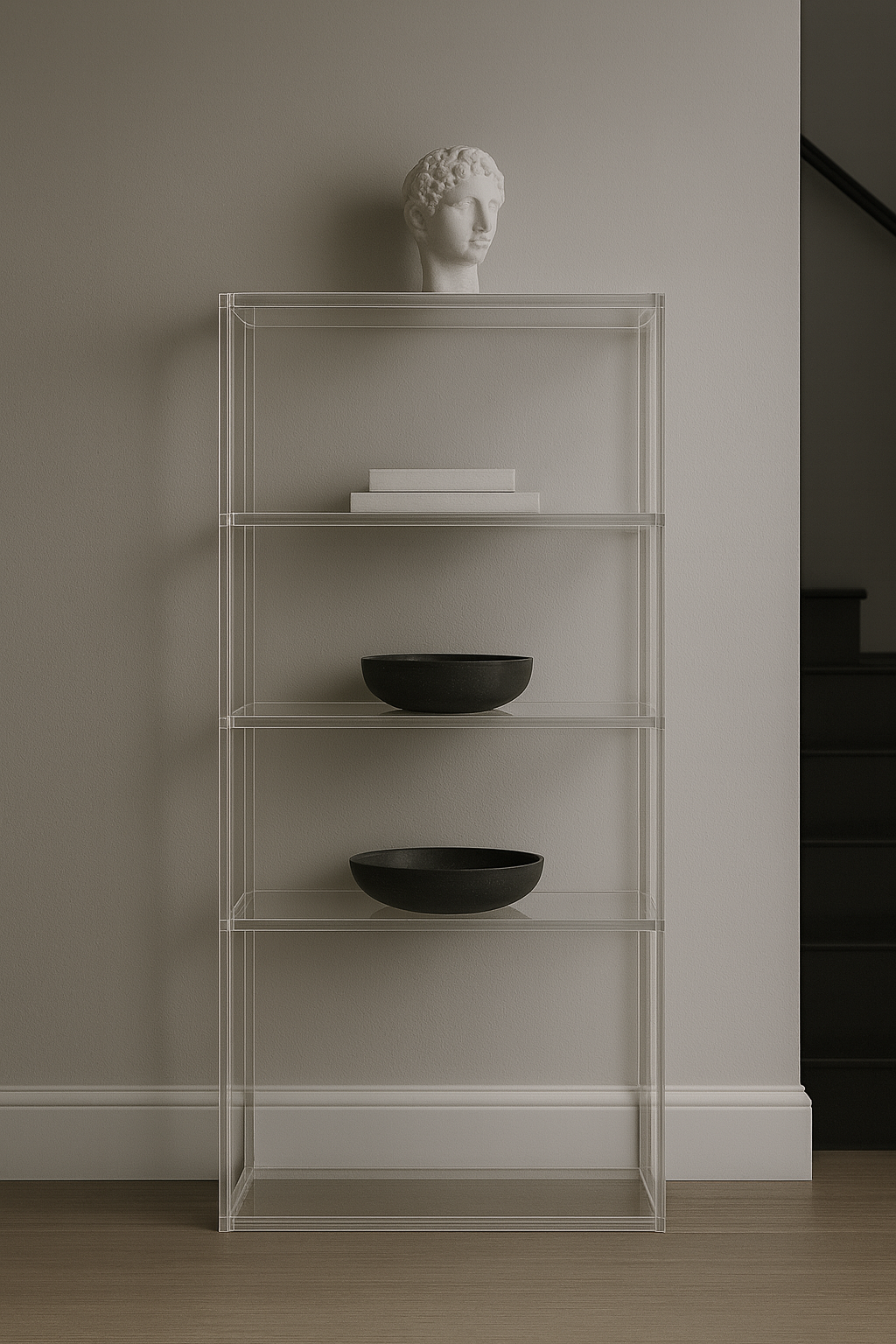 Cova Acrylic Bookcase