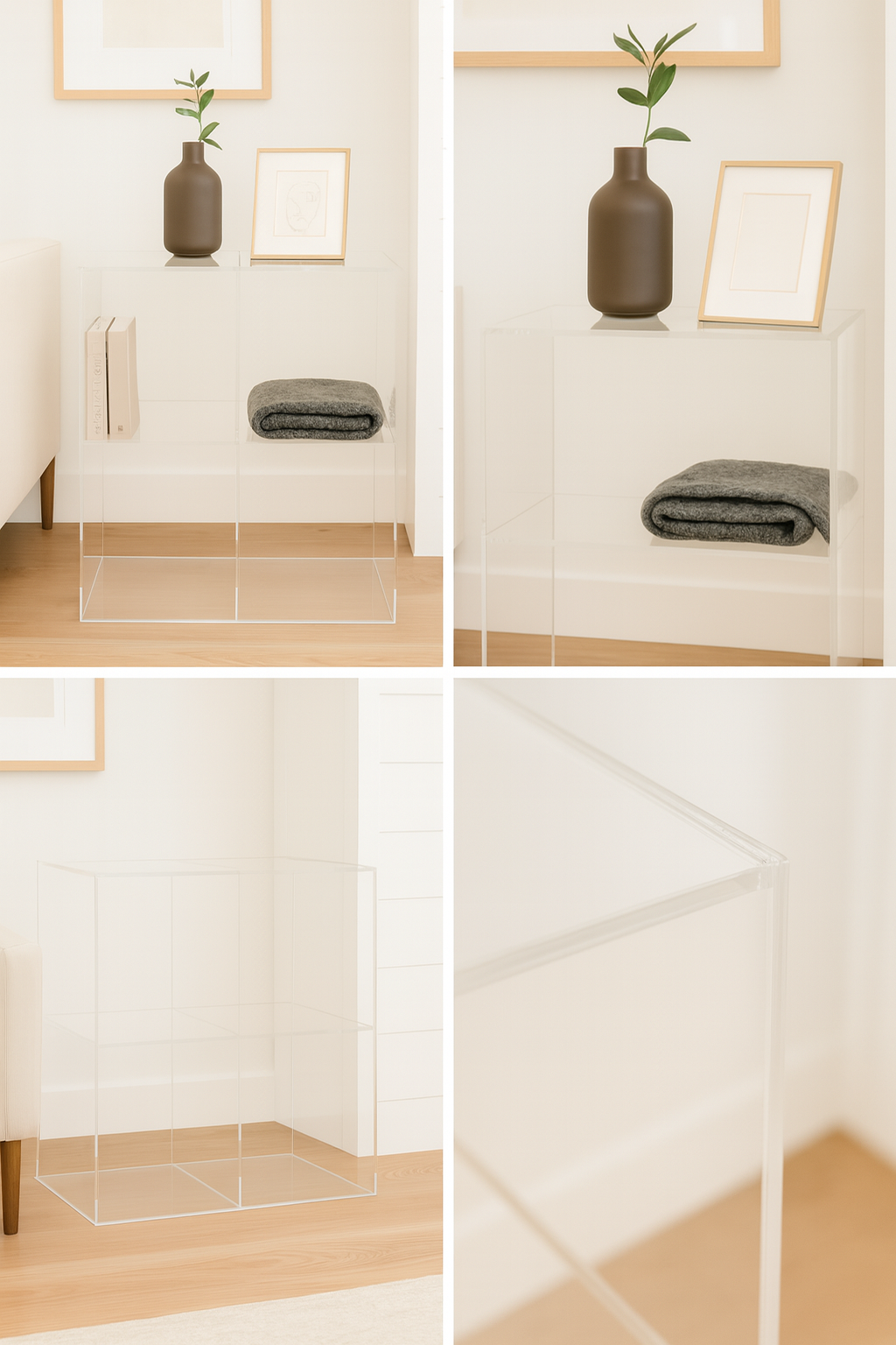 Nido Acrylic Cube Storage