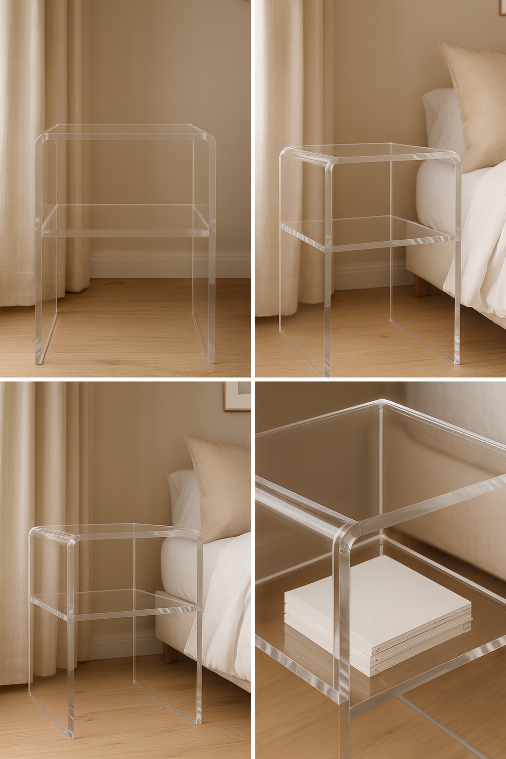 Ona Acrylic Nightstand